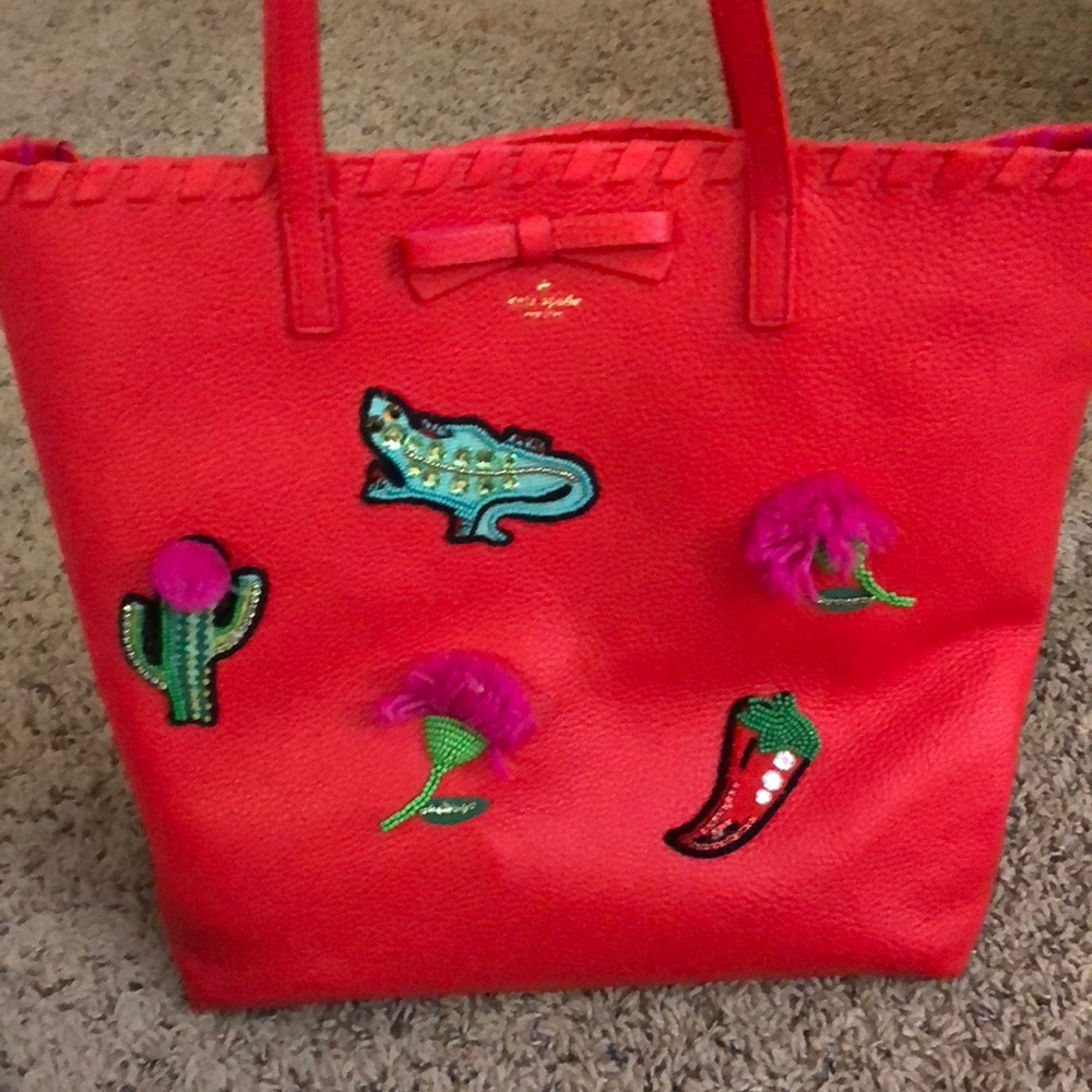 Kate spade on purpose red tote